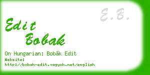 edit bobak business card