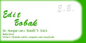 edit bobak business card
